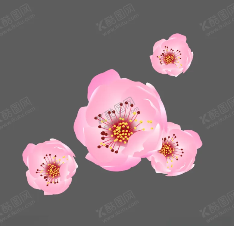 编号：95371207140444308811【酷图网】源文件下载-手绘桃花