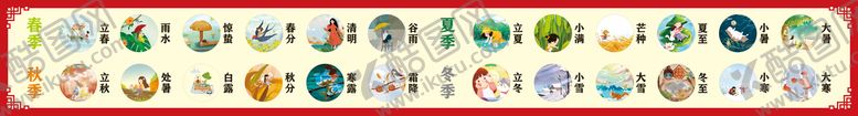 编号：62624601190155493368【酷图网】源文件下载-24节气展板
