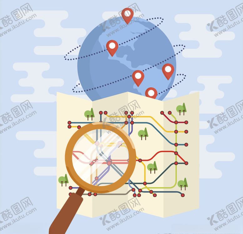 编号：80238510102245574062【酷图网】源文件下载-地铁线路