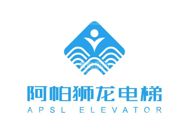 编号：91055812031359427910【酷图网】源文件下载-阿帕狮龙电梯LOGO标志