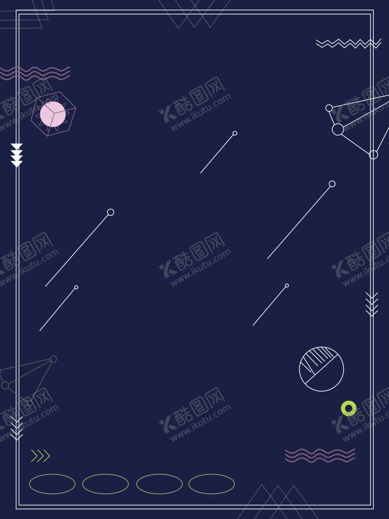 编号：13359307081334147744【酷图网】源文件下载-蓝色几何线条背景