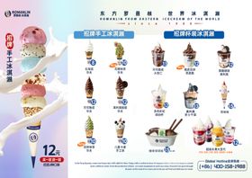 多样冰淇淋产品展示图