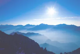 山水画中堂素材装饰风景