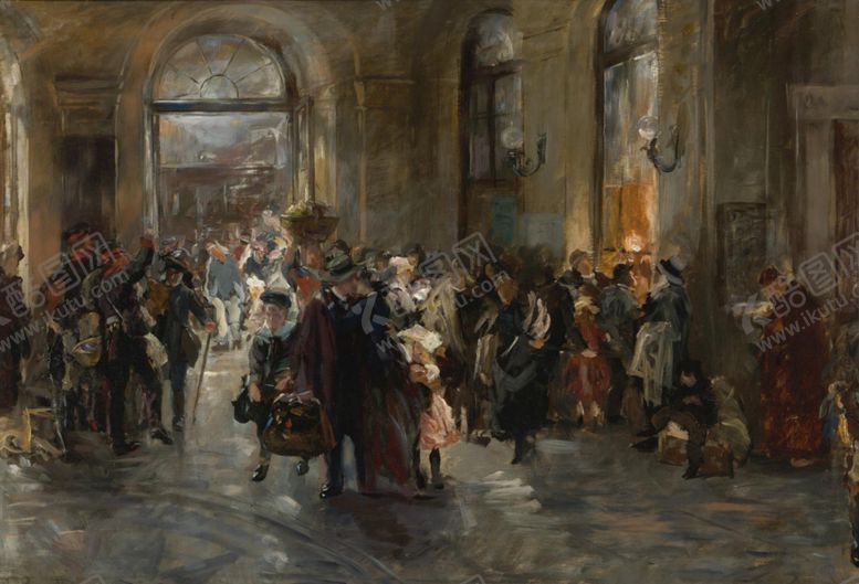 编号：24976409181924561815【酷图网】源文件下载-复古风景油画