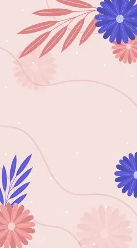 植物海报psd分层创意竖版文艺