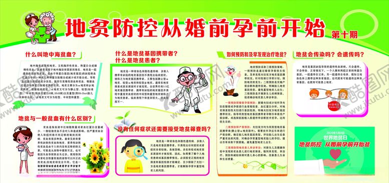 编号：72949107072315502074【酷图网】源文件下载-地贫控制从婚前孕前开始