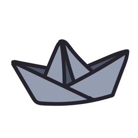 矢量折纸船