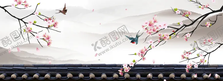 编号：14673510252138392393【酷图网】源文件下载- 手绘古风插画背景图片