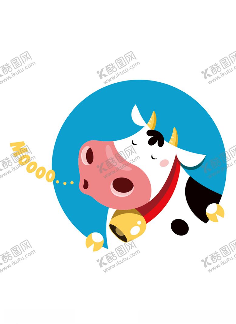编号：39053809231259414836【酷图网】源文件下载-小奶牛头像