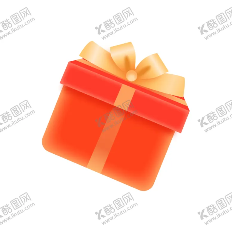 编号：36064602150643336181【酷图网】源文件下载-手绘红色礼盒免抠元素