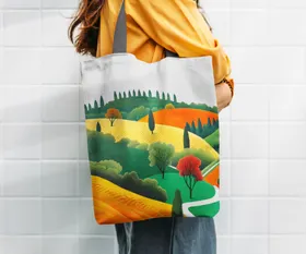 帆布袋样机模板展示环保设计VI