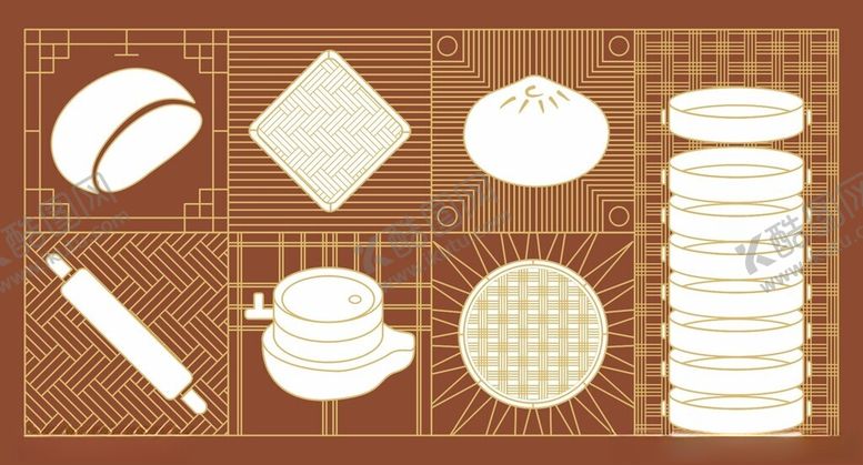 编号：37956909270002341002【酷图网】源文件下载-馒头包子蒸屉