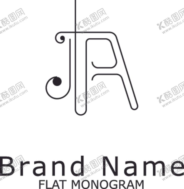 编号：75423807120930001373【酷图网】源文件下载-字母图标LOGO
