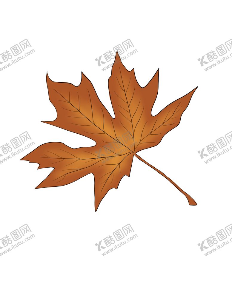 编号：80594610131026192411【酷图网】源文件下载-树叶卡通手绘