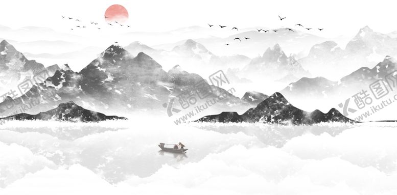编号：53900809191732217066【酷图网】源文件下载-水墨山水
