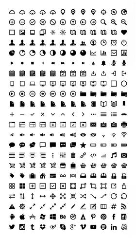 通用小图标矢量元素