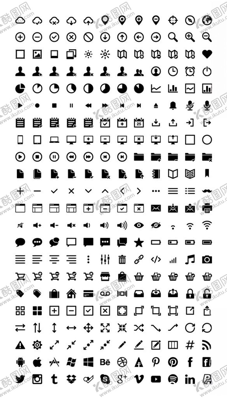 编号：58035503312153461285【酷图网】源文件下载-通用小图标矢量元素