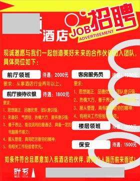 洒店招聘