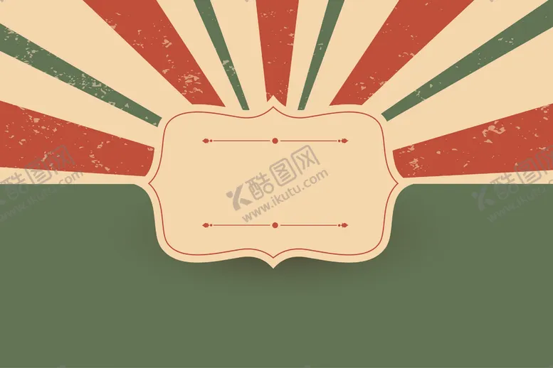 编号：64252502191205282588【酷图网】源文件下载-矢量复古射线