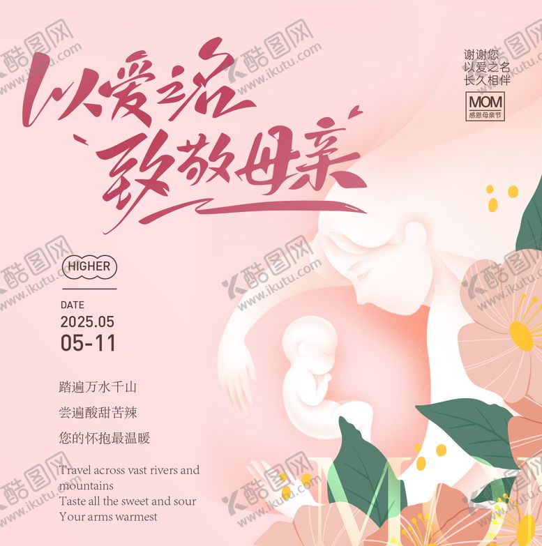 编号：27347805092210012858【酷图网】源文件下载-母亲节活动展板
