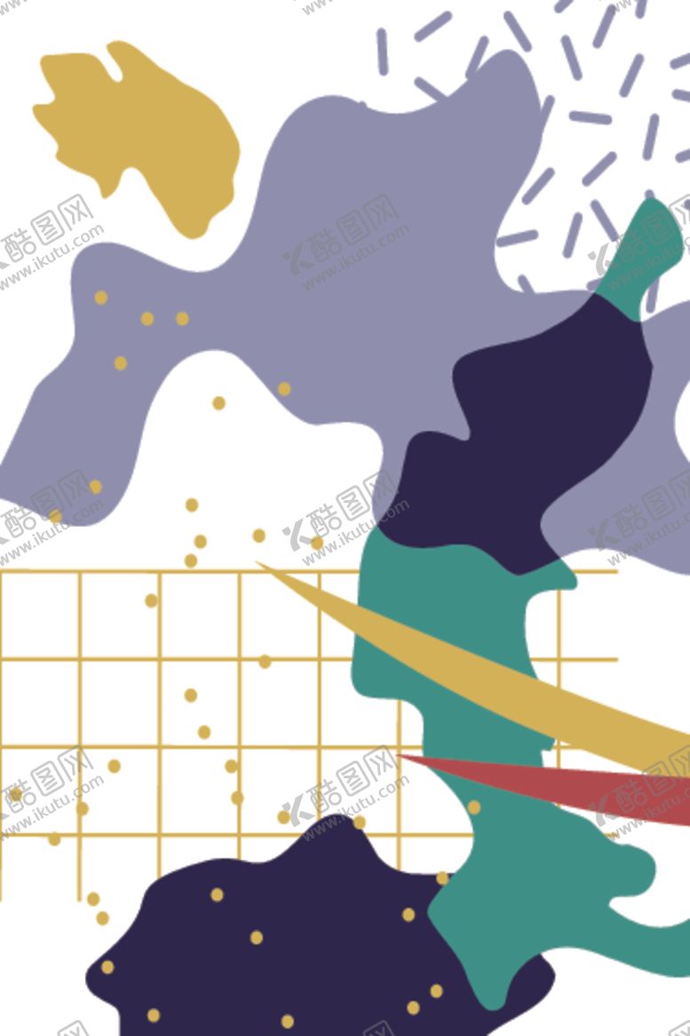 编号：36510709150137556463【酷图网】源文件下载-植物抽象装饰画图案