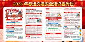 2026年春运安全宣传栏