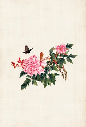 中国风背景展板晚会潮