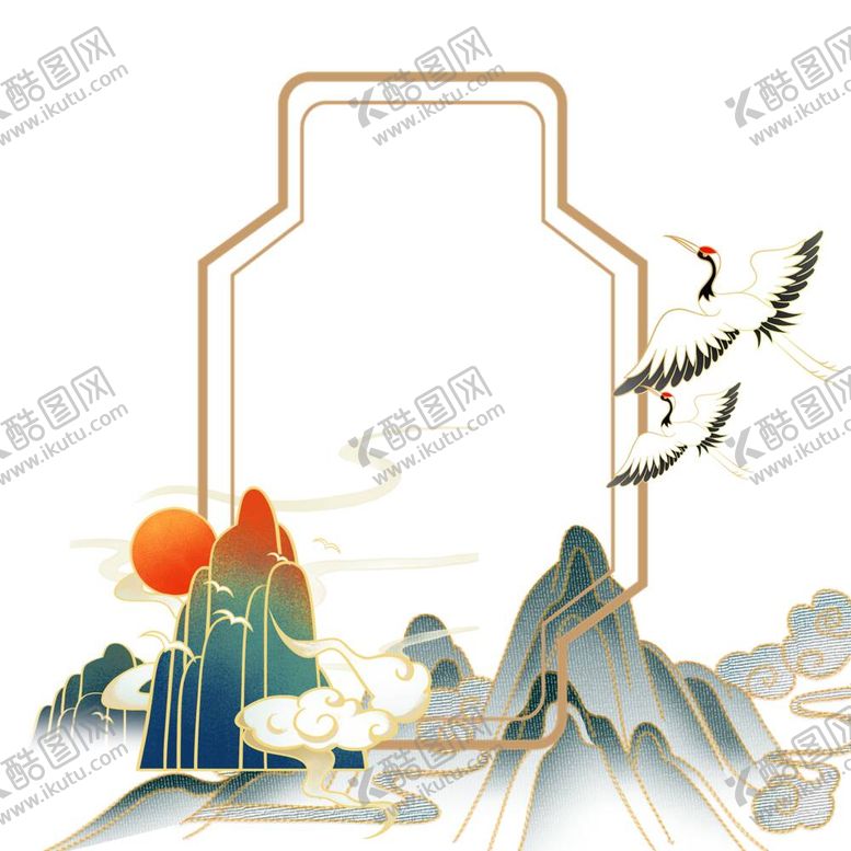 编号：43881911301335038846【酷图网】源文件下载-国潮风元素 