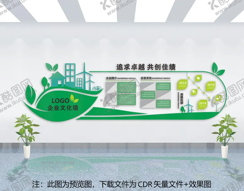 编号：48952609160501276529【酷图网】源文件下载-企业文化墙公司简介公司历程
