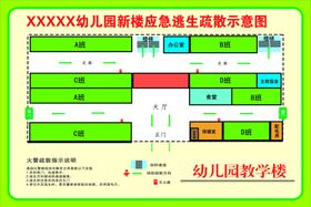 消防安全疏散图