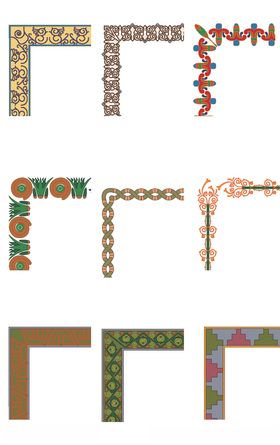 花纹底纹