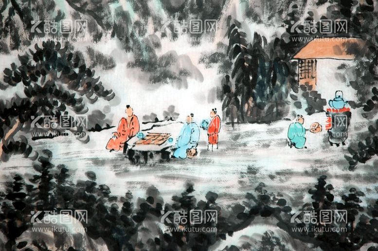 编号：79984510272035362237【酷图网】源文件下载-国画水墨画