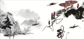 蜻蜓点水