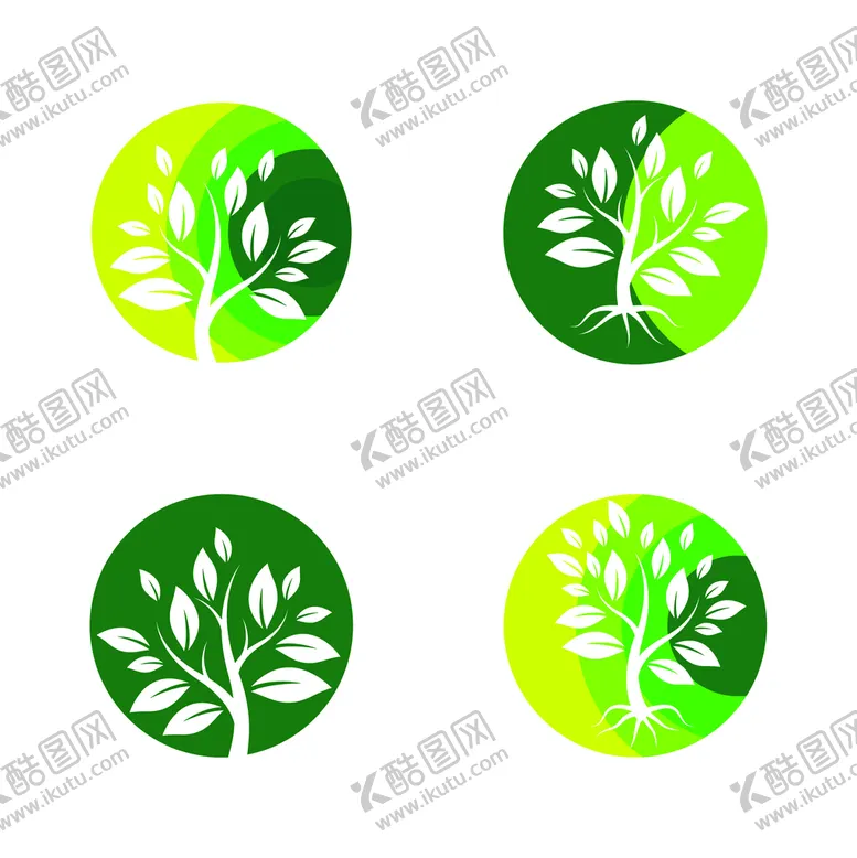 编号：05314710012122257061【酷图网】源文件下载-树标志图标