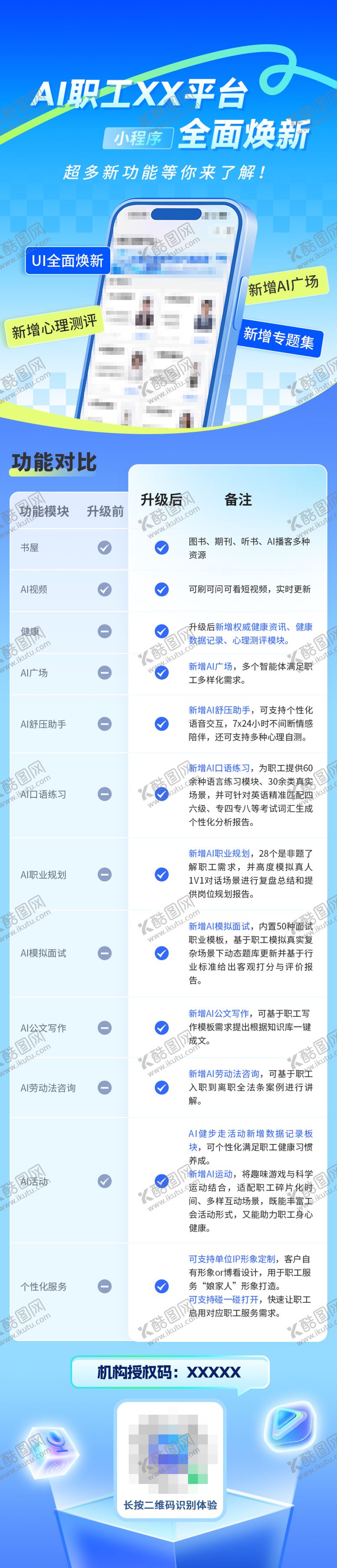 编号：58498703201247202358【酷图网】源文件下载-企业产品焕新升级长图