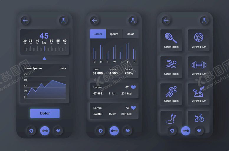 编号：97451811142105159490【酷图网】源文件下载-科技风数据监控操作界面