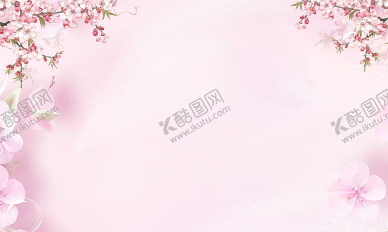 编号：93985210040241209112【酷图网】源文件下载-粉色桃花背景