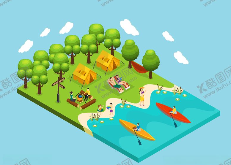 编号：22595510101151227898【酷图网】源文件下载-露营