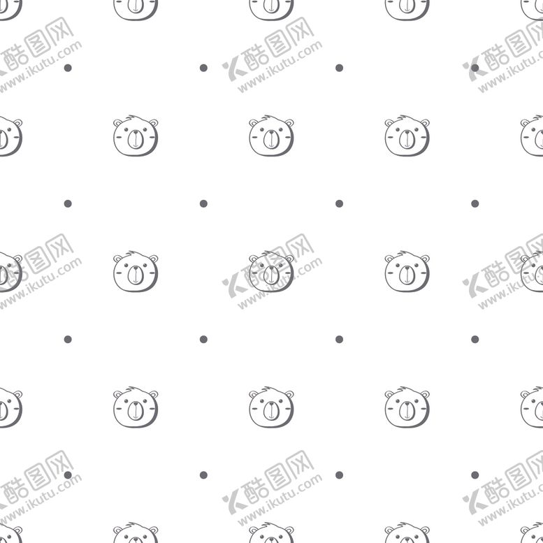 编号：12331506290022295597【酷图网】源文件下载-卡通动物印花