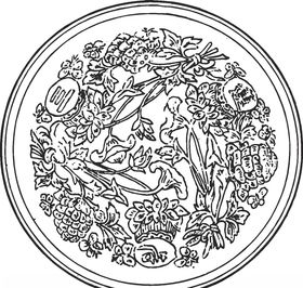 镂空花图案