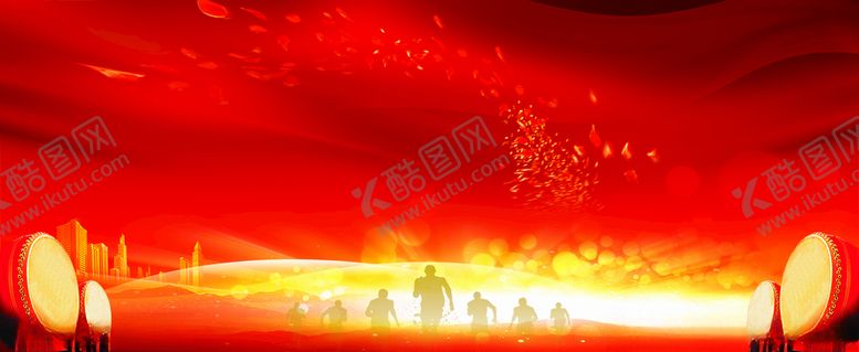 编号：48148410240347215097【酷图网】源文件下载-红色大背景