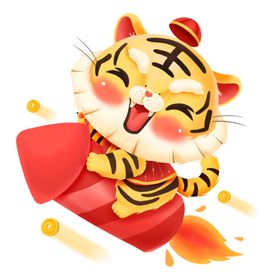 虎虎生威卡通老老背景老素材