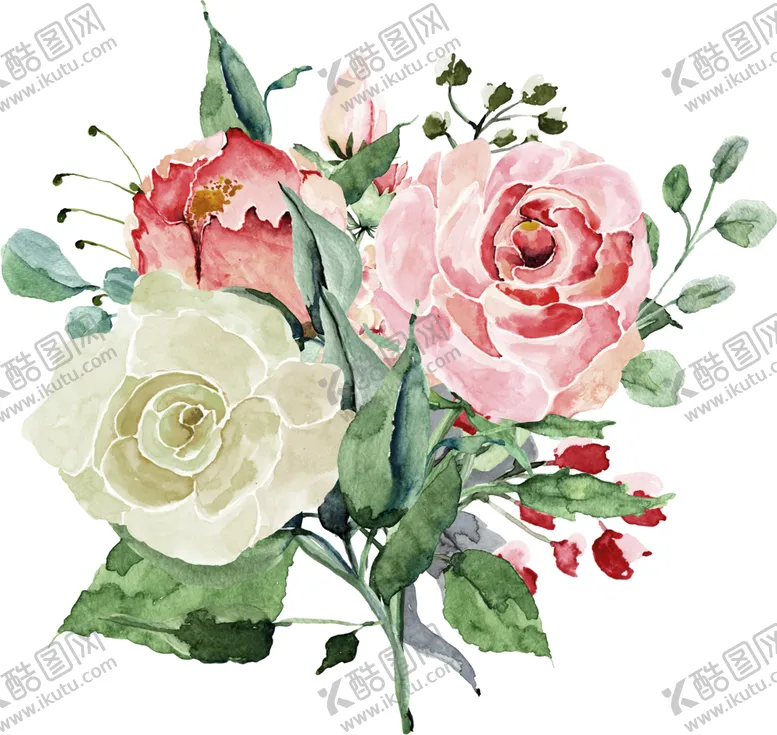 编号：90661206252342379519【酷图网】源文件下载-欧式彩绘植物