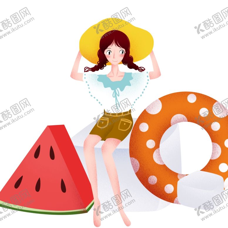 编号：81637609300056386515【酷图网】源文件下载-游泳圈