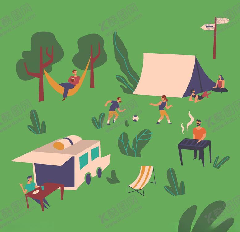 编号：67623109272009564434【酷图网】源文件下载-露营
