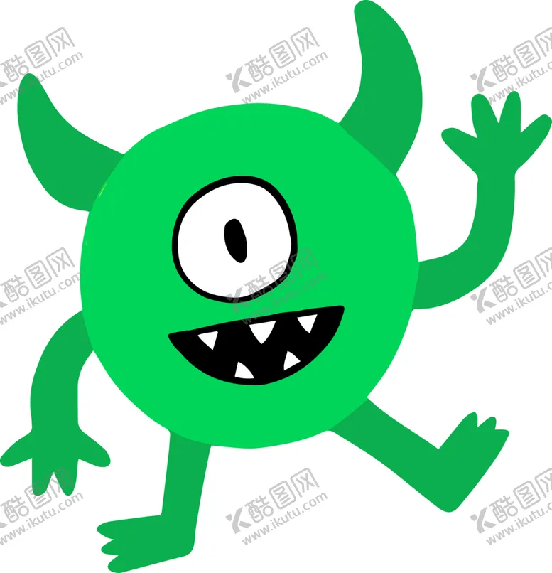 编号：58801702152252572117【酷图网】源文件下载-卡通怪物角色