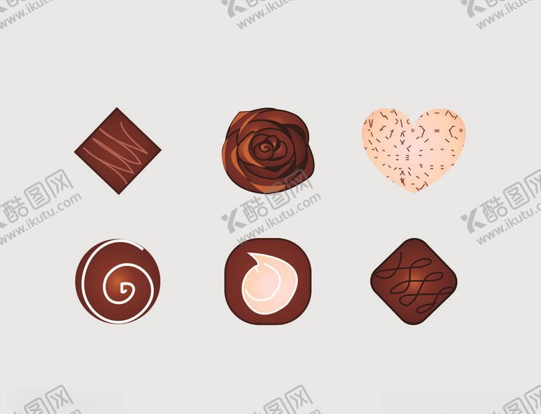编号：42575110031031022393【酷图网】源文件下载-矢量情人节巧克力