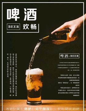 撸串啤酒海报