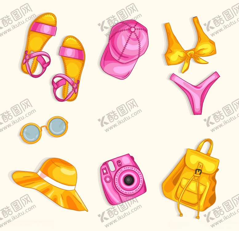 编号：15471505142003497471【酷图网】源文件下载-夏日元素