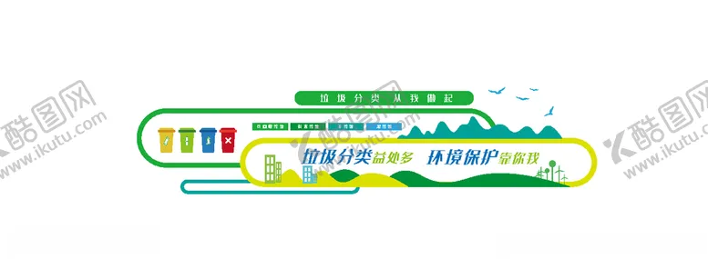 编号：20013806282345128226【酷图网】源文件下载-垃圾类文化墙